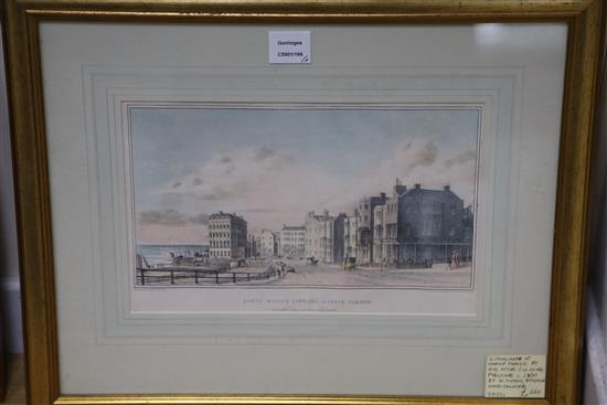 A collection of ten assorted Brighton prints: Royal Chain Pier, Brighton; Brighton New Church; Brighton Town Hall and Market, The Royal